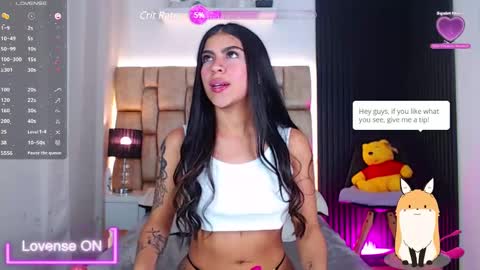 Snapshot of little__sophie18 chatting on February 26, 2025, 7:27 pm Sophie ---- connected from 1400 to 2100 Colombia time online show from February 26, 2025, 7:27 pm