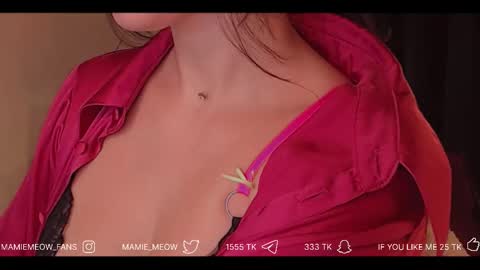 Snapshot of mamiemeow chatting on March 2, 2026, 5:08 am Your Miss Alice online show from March 2, 2026, 5:08 am