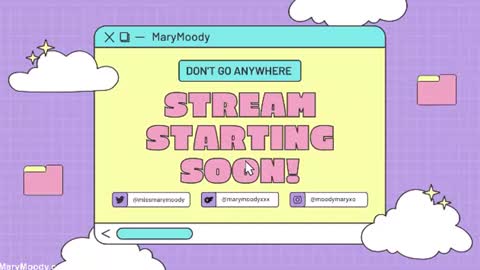 Mary Moody online show from August 8, 2026, 10:45 pm