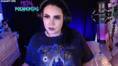 Snapshot of metalpocahotass chatting on October 20, 2025, 11:49 pm MetalPocahotass online show from October 20, 2025, 11:49 pm