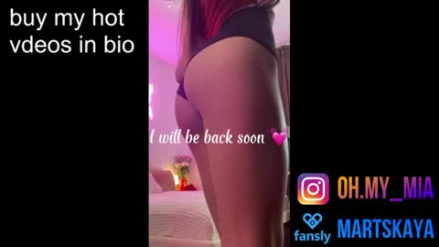 Snapshot of mia4sin chatting on June 19, 2026, 9:57 am Mia Martskaya online show from June 19, 2026, 9:57 am