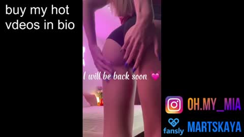 Snapshot of mia4sin chatting on July 1, 2026, 5:45 pm Mia Martskaya online show from July 1, 2026, 5:45 pm