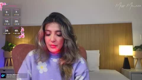 Snapshot of missmonaco chatting on February 28, 2025, 12:43 am Emma Rivera online show from February 28, 2025, 12:43 am