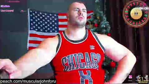 Snapshot of muscularjohnforu chatting on December 8, 2024, 7:11 pm click icon for peach  online show from December 8, 2024, 7:11 pm