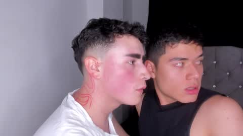 Snapshot of naughtysalomon chatting on January 9, 2026, 11:17 pm Salomon and Andy online show from January 9, 2026, 11:17 pm