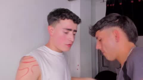 Snapshot of naughtysalomon chatting on February 2, 2026, 11:58 pm Salomon and Andy online show from February 2, 2026, 11:58 pm