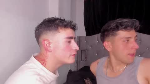 Snapshot of naughtysalomon chatting on February 21, 2026, 12:11 am Salomon and Andy online show from February 21, 2026, 12:11 am