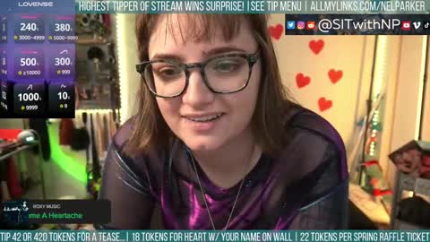 Nel Parker online show from February 22, 2025, 5:34 am