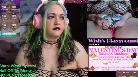 Wishs Playground online show from February 11, 2026, 4:45 pm