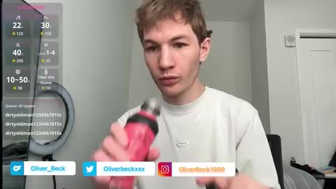 Oliver Beck online show from February 8, 2026, 8:45 pm