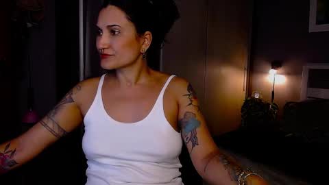 Snapshot of paradisegirl_ chatting on January 19, 2025, 9:23 pm My alter ego Betinna Flowers - a tattooed Miss  -   Are you missing me come in here  -  online show from January 19, 2025, 9:23 pm