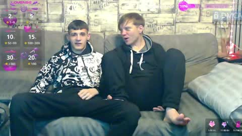 Max tall dark-haired guy with tattoos and Phil blond-haired online show from April 21, 2026, 1:18 am