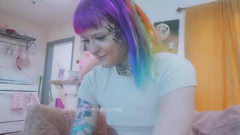 Snapshot of queer_burrito chatting on May 4, 2026, 4:03 pm Sky Burrito online show from May 4, 2026, 4:03 pm