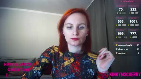 Snapshot of randycherry chatting on March 3, 2025, 6:55 pm Cherry  Miss Cherry online show from March 3, 2025, 6:55 pm