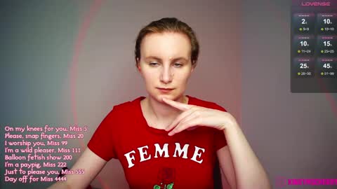 Cherry  Miss Cherry online show from May 24, 2026, 4:01 pm