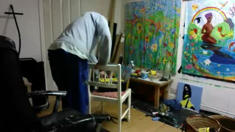 Snapshot of richardartist chatting on January 5, 2025, 8:31 pm Richard online show from January 5, 2025, 8:31 pm