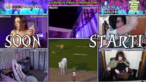 Snapshot of rollseduction chatting on February 20, 2026, 12:18 am Roll For Seduction online show from February 20, 2026, 12:18 am