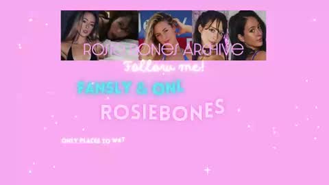 Rosie Bones online show from February 22, 2025, 7:58 pm