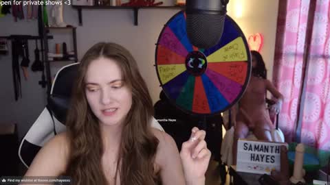 The Real Samantha Hayes haha  online show from February 24, 2025, 9:52 pm