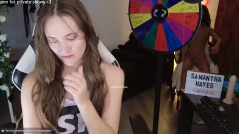 The Real Samantha Hayes haha  online show from February 25, 2025, 1:30 am