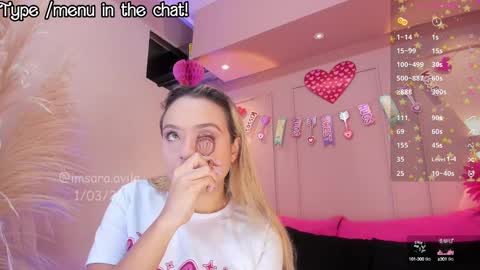 SaraAvila  online show from March 1, 2025, 9:59 pm