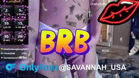 Onlyfans Savannah usa online show from January 29, 2025, 8:25 pm