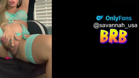 Snapshot of savannah_ts chatting on May 12, 2026, 7:38 am Onlyfans Savannah usa online show from May 12, 2026, 7:38 am
