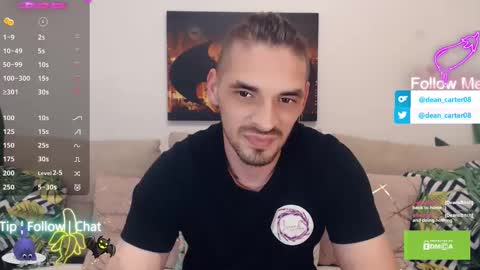 Dean Carter online show from September 12, 2025, 9:15 pm