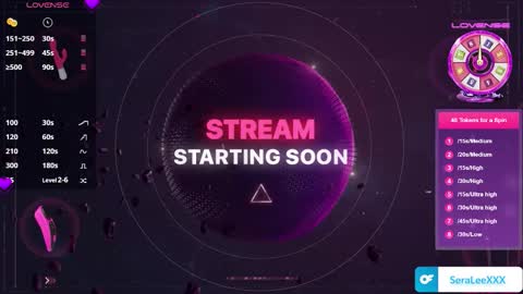 SeraLeeXXX online show from February 24, 2026, 6:28 pm