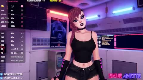 SkyeAnette online show from February 2, 2026, 2:10 am