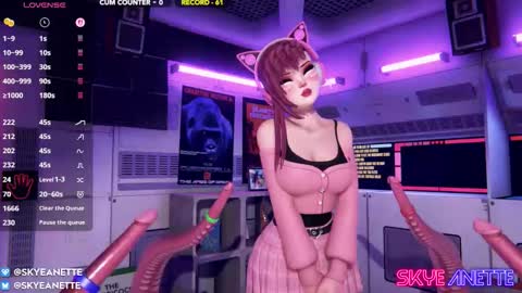 SkyeAnette online show from February 20, 2026, 2:08 am