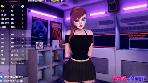 SkyeAnette online show from May 17, 2026, 1:03 am