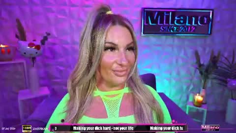 TamaraMilano online show from July 7, 2026, 8:18 am