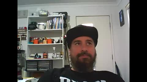Snapshot of theozbeardguy chatting on January 23, 2025, 4:19 am aussiebeard online show from January 23, 2025, 4:19 am