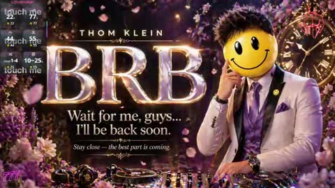 Snapshot of thomklein chatting on May 5, 2026, 8:39 pm Thom Klein online show from May 5, 2026, 8:39 pm