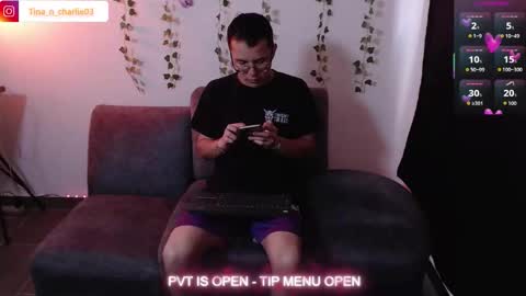 Tina N Charlie online show from April 10, 2026, 1:49 pm