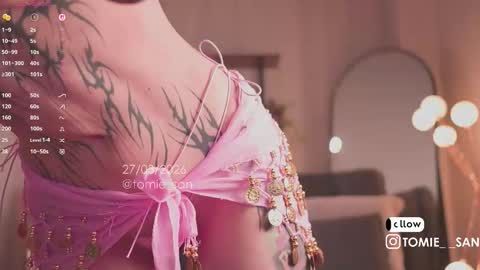  Tomie  online show from March 27, 2026, 8:08 pm