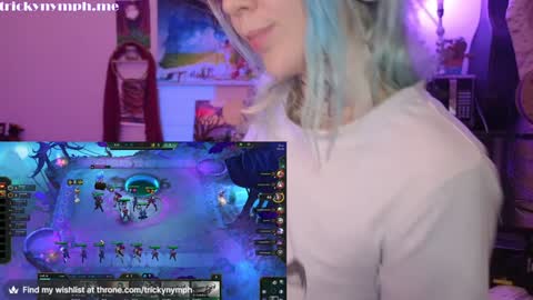 Snapshot of tricky_nymph chatting on December 5, 2024, 10:33 am Cassie online show from December 5, 2024, 10:33 am