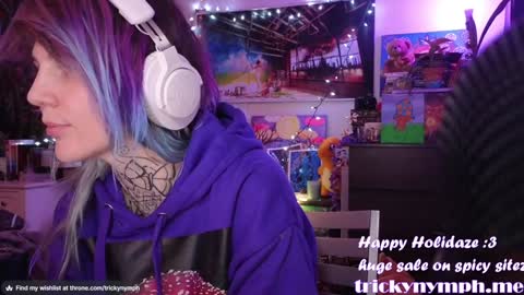 Snapshot of tricky_nymph chatting on December 28, 2024, 3:15 am Cassie online show from December 28, 2024, 3:15 am