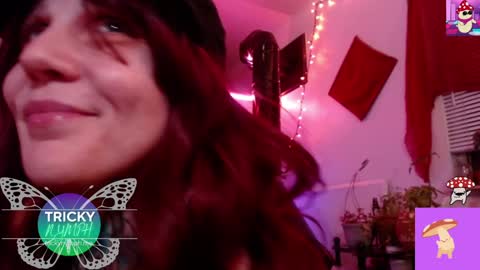 Snapshot of tricky_nymph chatting on October 11, 2025, 5:50 am Cassie online show from October 11, 2025, 5:50 am