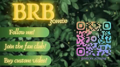 trickykitsune online show from September 22, 2025, 12:07 pm