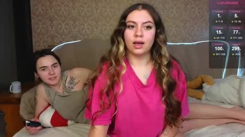 Snapshot of twobabesweet chatting on February 16, 2025, 5:37 am Welcome guys We Lili and Vic  PVT open online show from February 16, 2025, 5:37 am