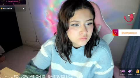 Snapshot of venussx_x chatting on January 14, 2025, 11:27 pm   Venus  MY BDAY 29 SEPT online show from January 14, 2025, 11:27 pm