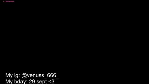 Snapshot of venussx_x chatting on September 15, 2025, 6:52 pm   Venus  MY BDAY 29 SEPT online show from September 15, 2025, 6:52 pm