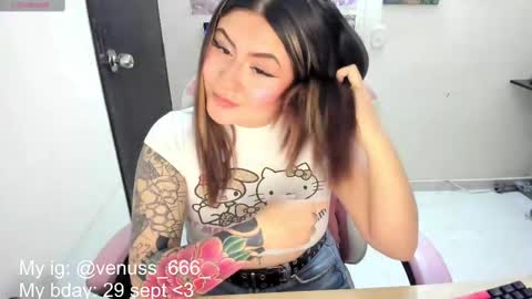 Snapshot of venussx_x chatting on September 25, 2025, 6:44 pm   Venus  MY BDAY 29 SEPT online show from September 25, 2025, 6:44 pm