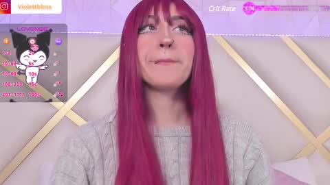 Snapshot of violettbloss chatting on January 10, 2025, 10:25 pm Violeta  online show from January 10, 2025, 10:25 pm