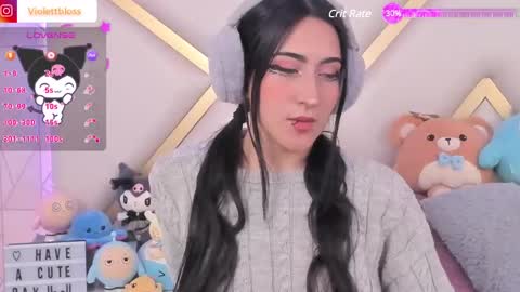 Snapshot of violettbloss chatting on January 27, 2025, 9:22 pm Violeta  online show from January 27, 2025, 9:22 pm