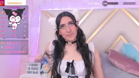 Snapshot of violettbloss chatting on February 7, 2025, 12:31 am Violeta  online show from February 7, 2025, 12:31 am