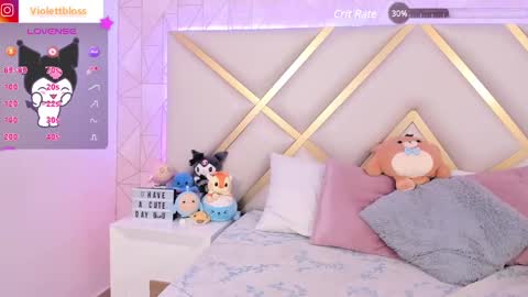 Snapshot of violettbloss chatting on February 14, 2025, 3:54 am Violeta  online show from February 14, 2025, 3:54 am