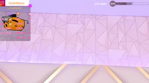 Snapshot of violettbloss chatting on February 21, 2025, 3:45 am Violeta  online show from February 21, 2025, 3:45 am